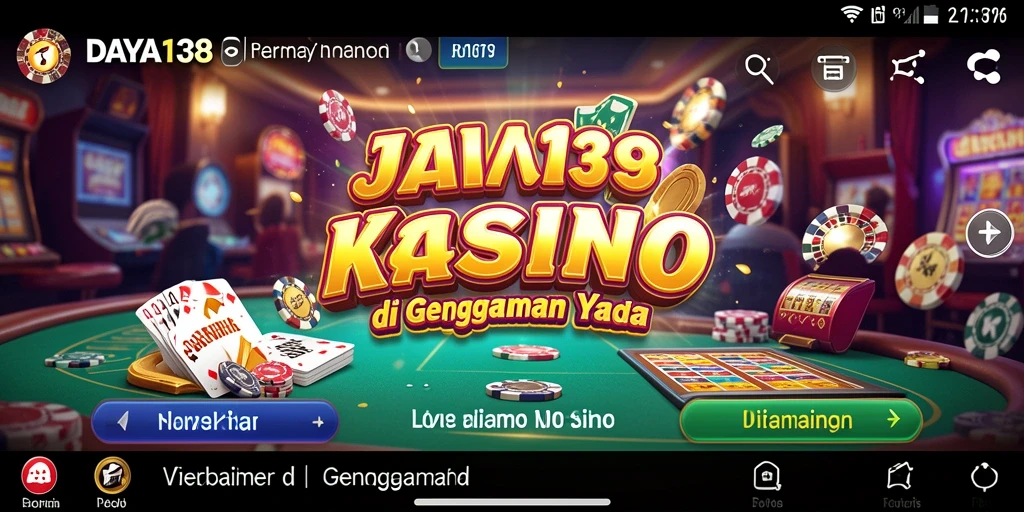 Tampilan seru dari gameplay Kasino di DAYA138.
