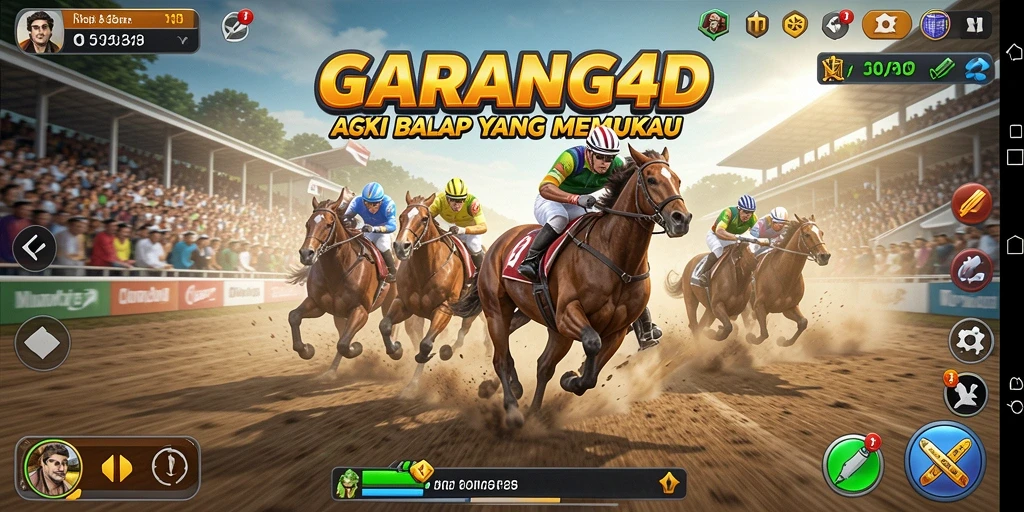 Gameplay Racing GARANG4D yang menegangkan dan seru.