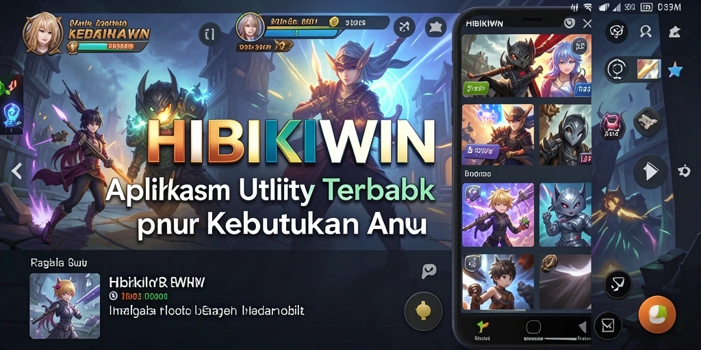Screenshot utama HIBIKIWIN menunjukkan antarmuka aplikasi Utility yang intuitif.