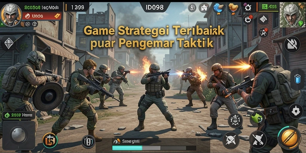 Tangkapan layar gameplay ID098 yang menunjukkan strategi pertempuran yang mendebarkan.