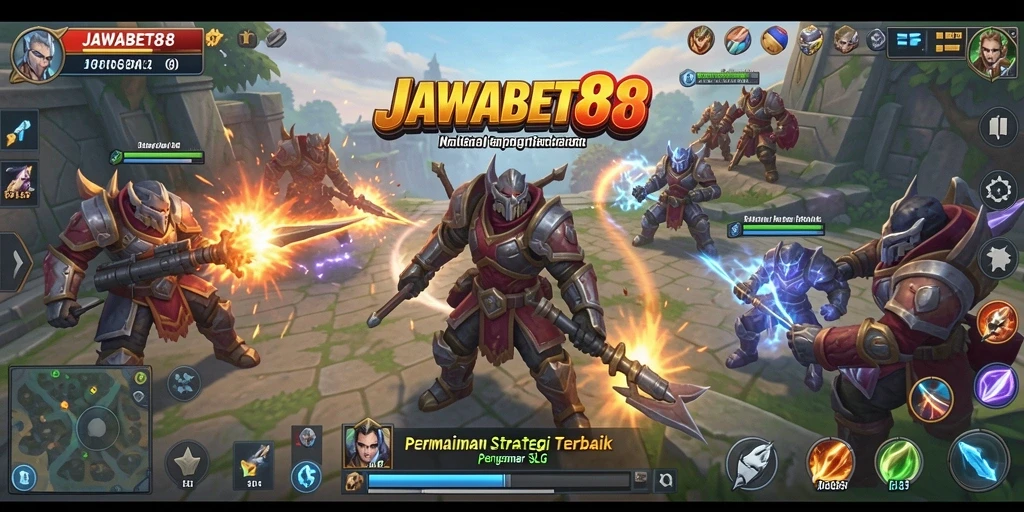 Tampilan gameplay menegangkan dalam JAWABET88 dengan strategi mendalam.