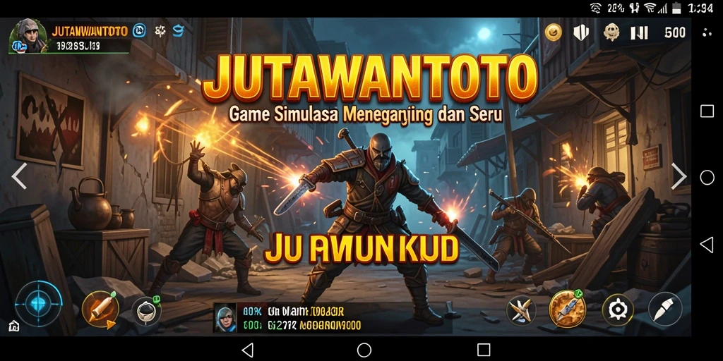 Tampilan gameplay menarik dari JUTAWANTOTO dengan grafis menawan.