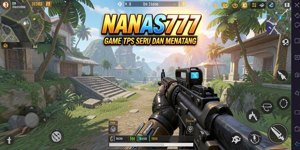 Tampilan interaksi dan aksi seru dalam gameplay NANAS777.