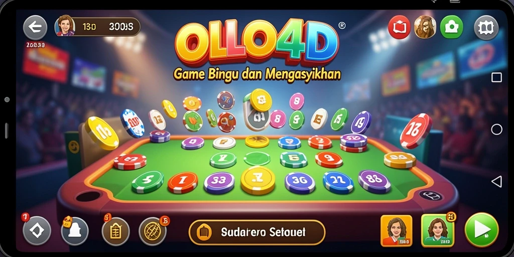 Tampilan gameplay Bingo yang memukau dan seru di OLLO4D.