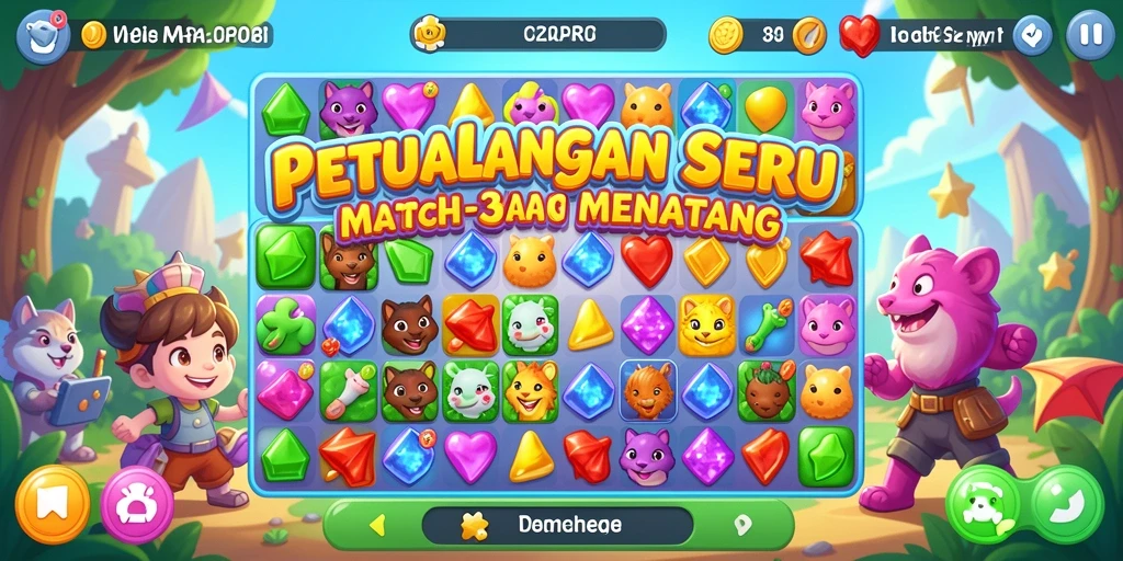 Screenshot menampilkan gameplay RP8 yang seru dan menantang.