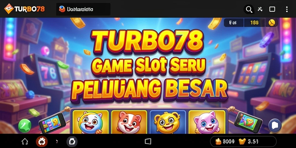 Tampilan gameplay SLOT di TURBO78 yang seru dan menegangkan.